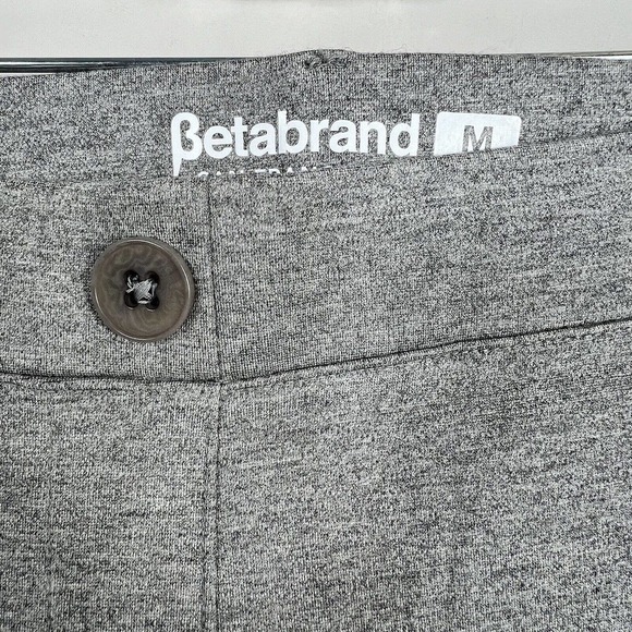 Betabrand Gray Bootcut Pants Size M LONG Pull On Ponte Stretch Yoga - Picture 5 of 10